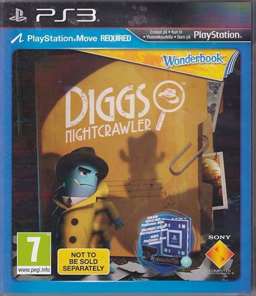 Wonderbook Diggs Nightcrawler - PS3 (B Grade) (Genbrug)